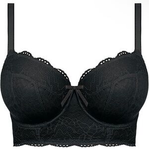 TWO Freya Black Longline Lace Bras